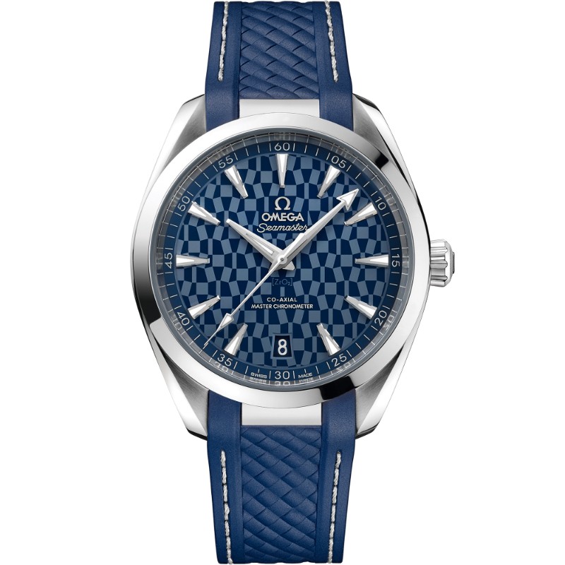 41 mm, Steel On Rubber Strap