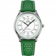 39.5 mm, Steel On Leather Strap