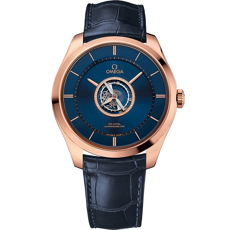44 mm, Sedna™ Gold On Leather Strap
