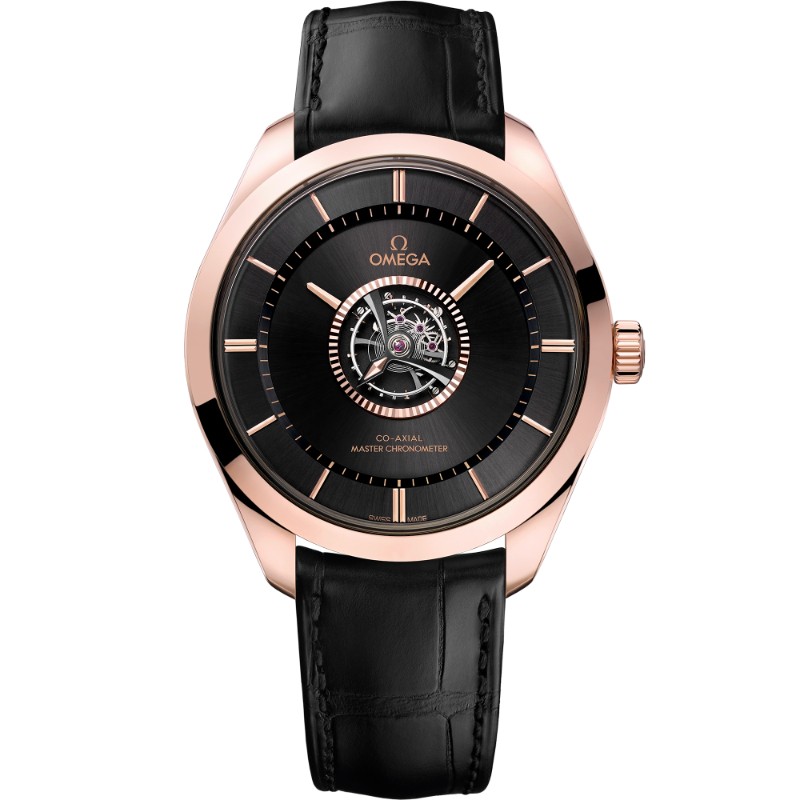 43 mm, Sedna™ Gold - Canopus Gold™ On Leather Strap