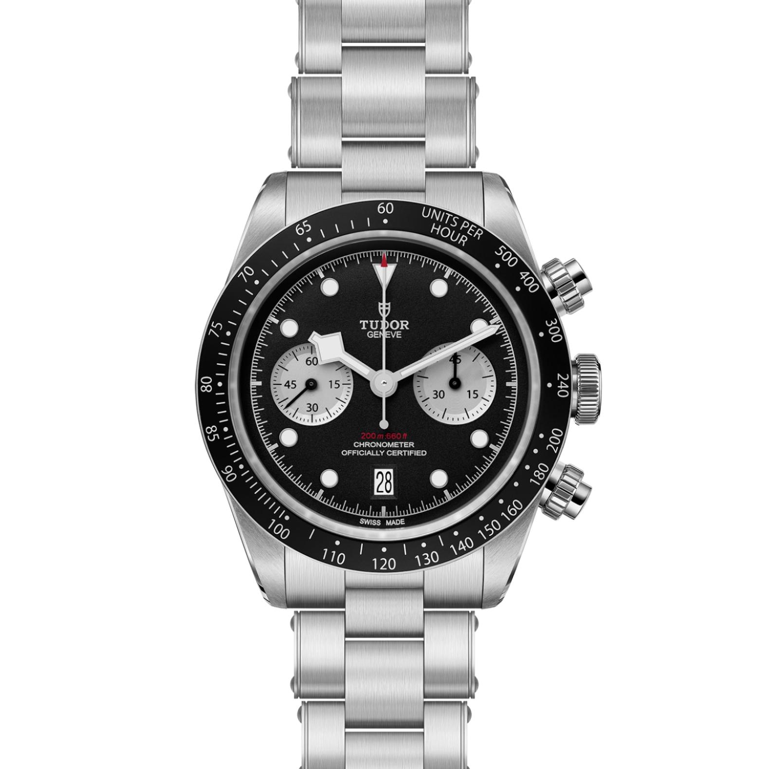 TUDOR Black Bay Chrono Watch - M79360N-0011 at Lenkersdorfer