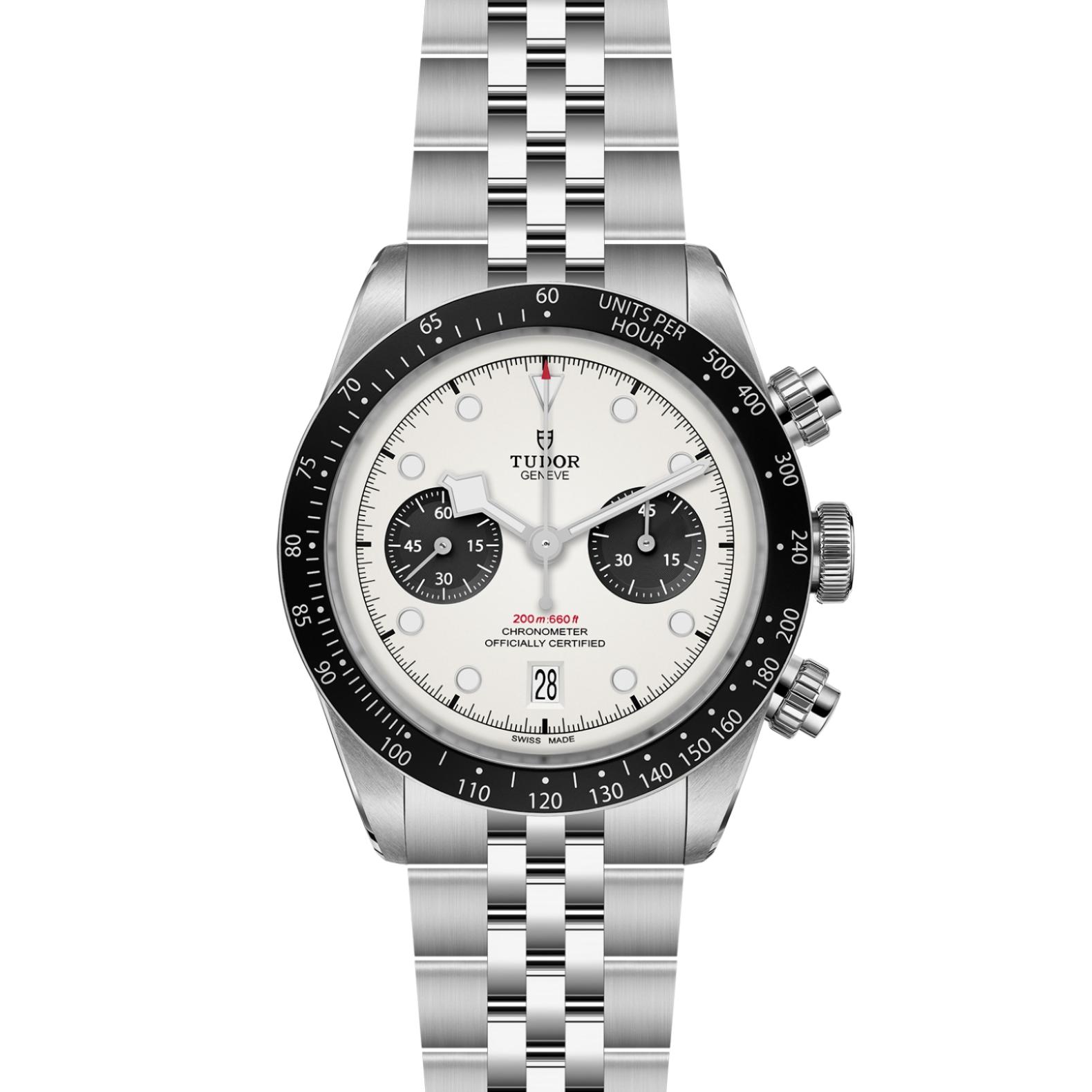 TUDOR Black Bay Chrono Watch - M79360N-0014 at Lenkersdorfer