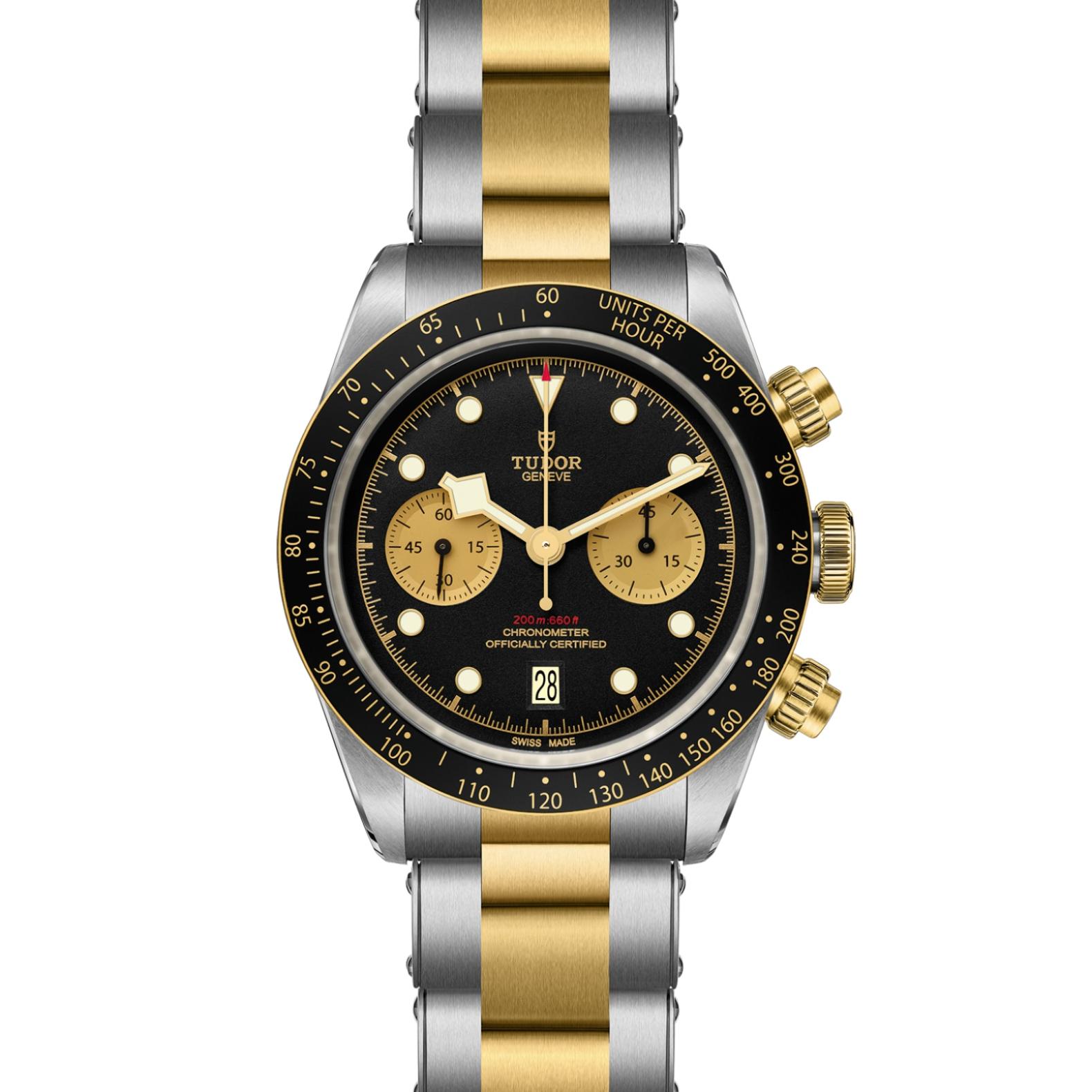 TUDOR Black Bay Chrono Watch - M79363N-0001 at Lenkersdorfer