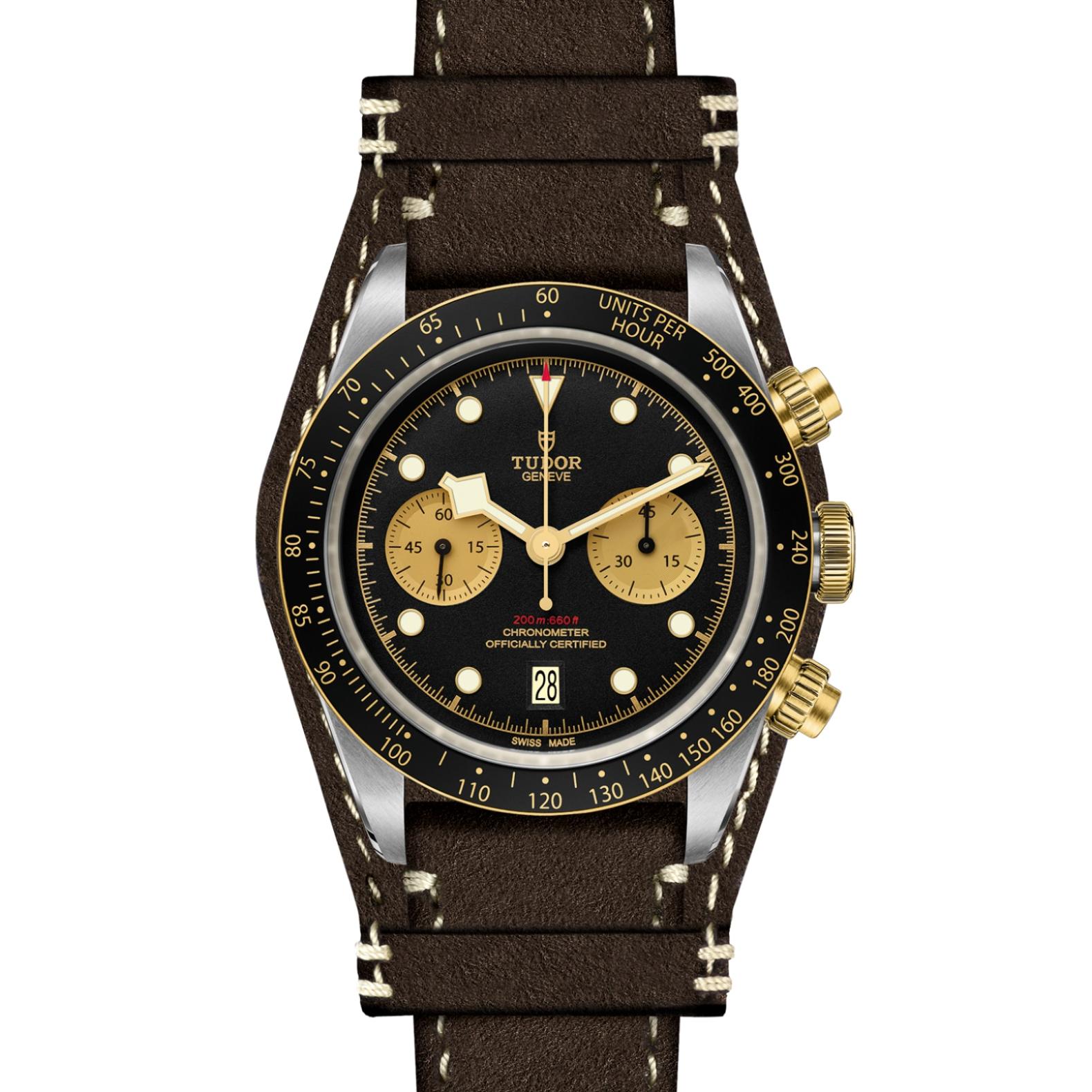 TUDOR Black Bay Chrono Watch - M79363N-0002 at Lenkersdorfer