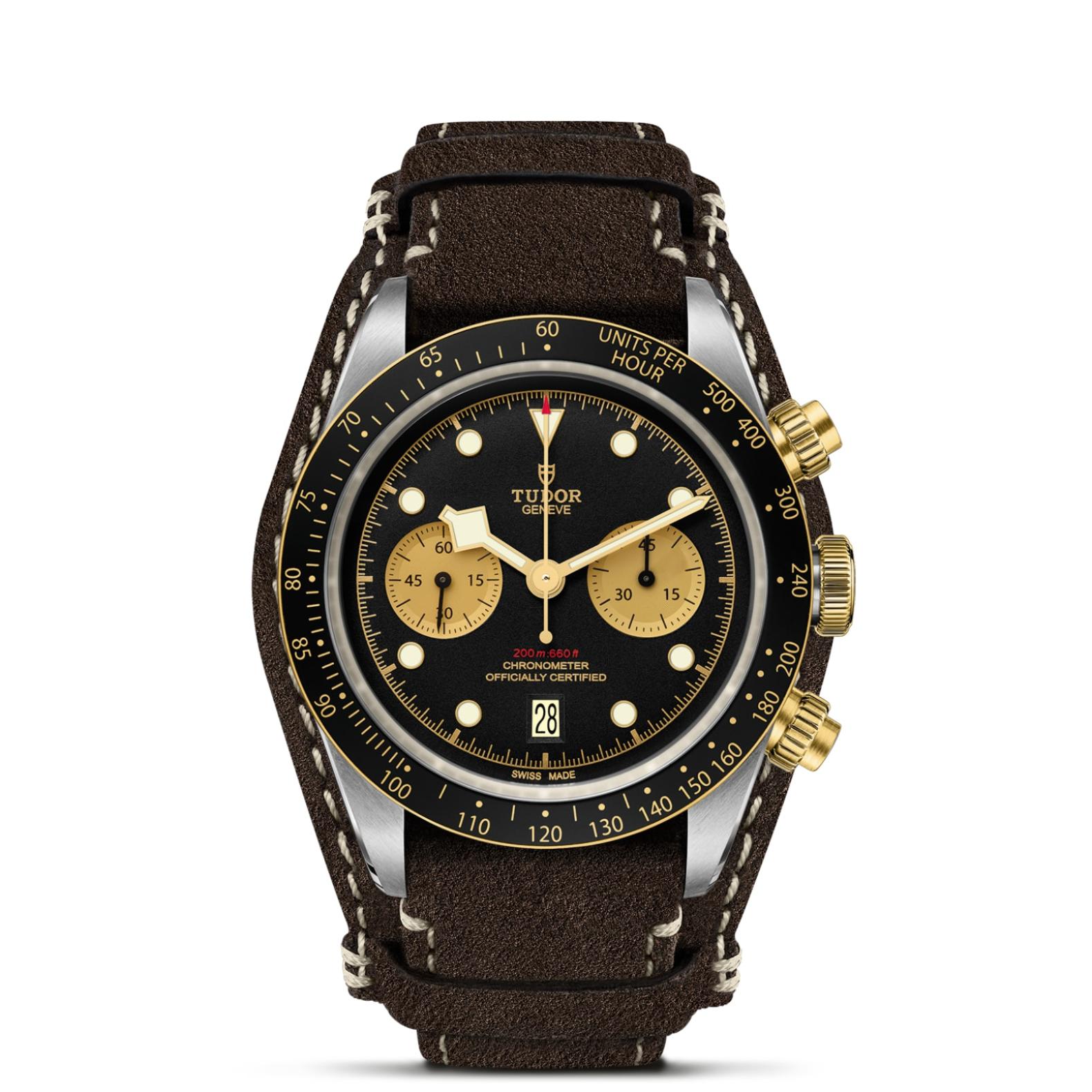 TUDOR Black Bay Chrono Watch - M79363N-0002 at Lenkersdorfer