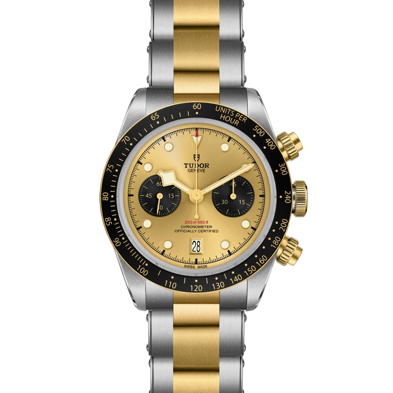 TUDOR Black Bay Chrono Watch - M79363N-0007 at Lenkersdorfer
