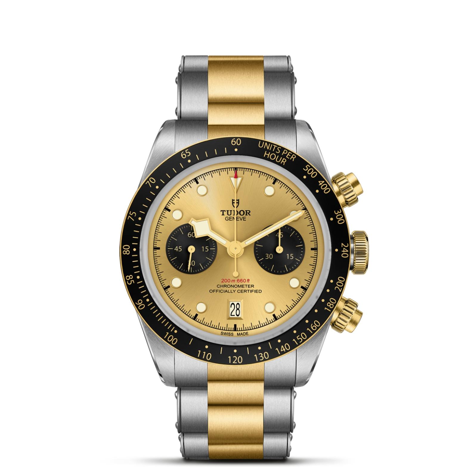 TUDOR Black Bay Chrono Watch - M79363N-0007 at Lenkersdorfer
