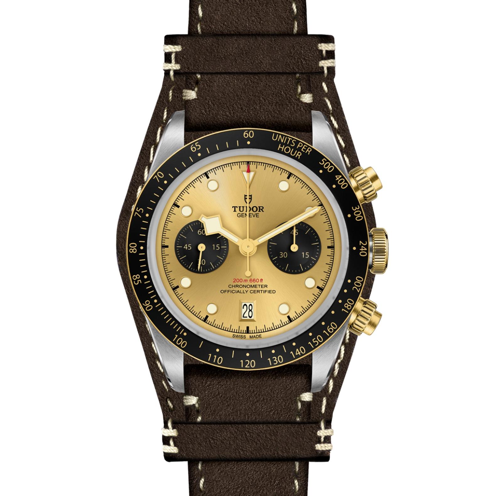 TUDOR Black Bay Chrono Watch - M79363N-0008 at Lenkersdorfer