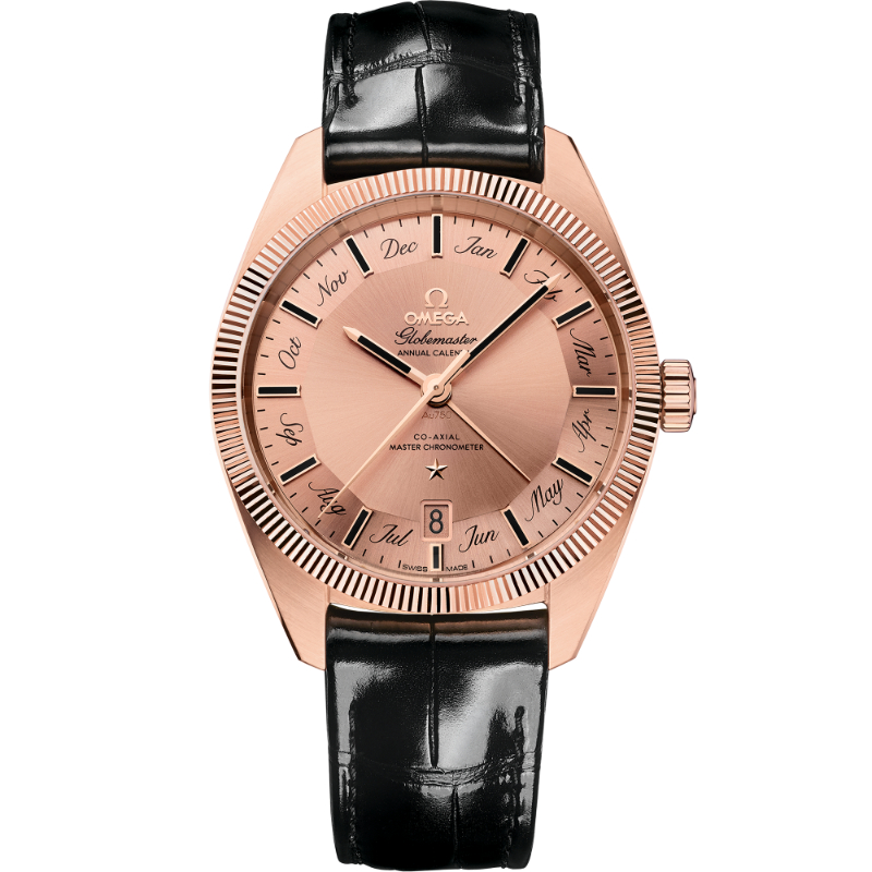 41 mm, Sedna&trade; Gold On Leather Strap
