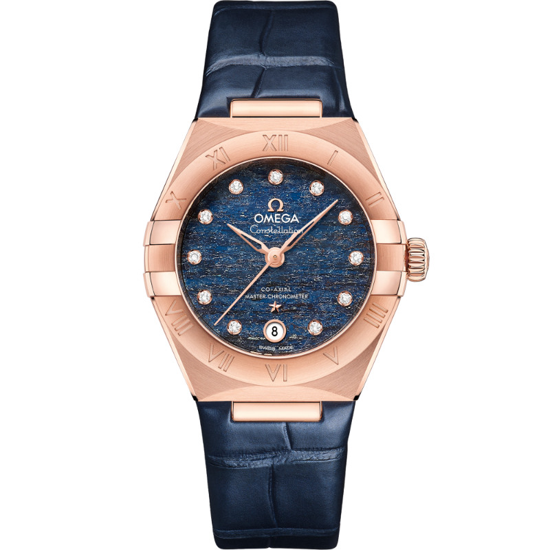 29 mm, Sedna&trade; Gold On Leather Strap