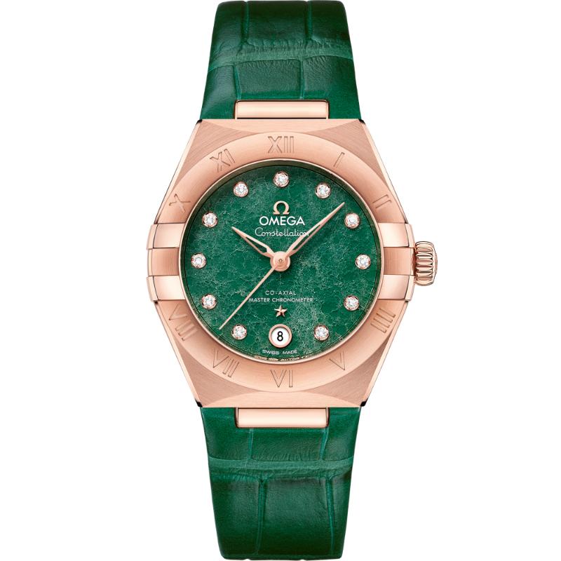 29 mm, Sedna&trade; Gold On Leather Strap