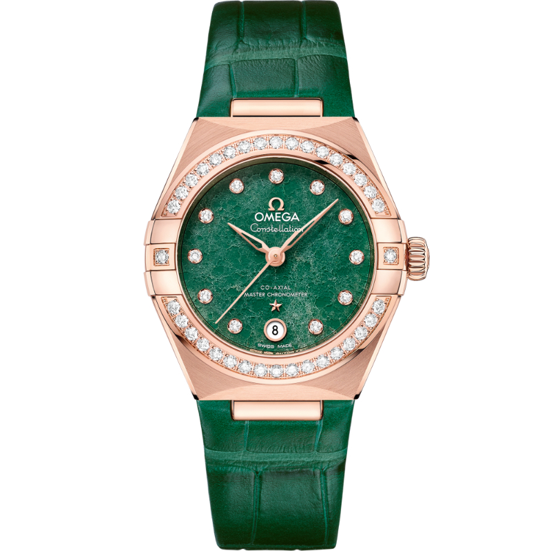 29 mm, Sedna&trade; Gold On Leather Strap