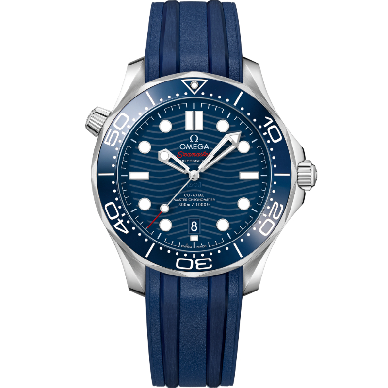 42 mm, Steel On Rubber Strap