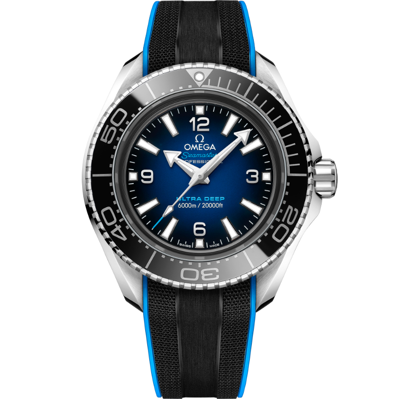 45.5 mm, O-Megasteel On Rubber Strap
