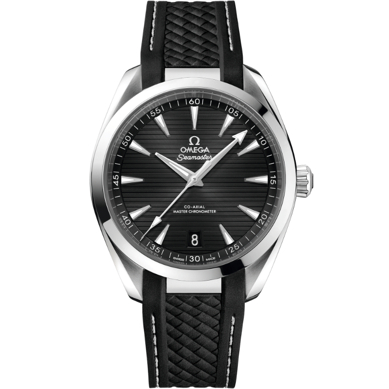41 mm, Steel On Rubber Strap