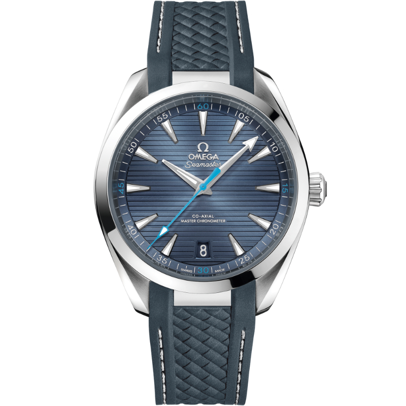 41 mm, Steel On Rubber Strap