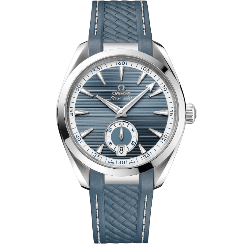41 mm, Steel On Rubber Strap