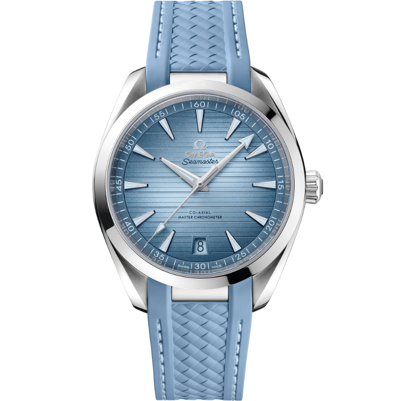41 mm, Steel On Rubber Strap