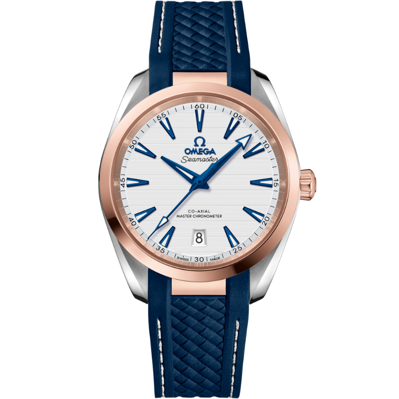 38 mm, Steel - Sedna&trade; Gold On Rubber Strap