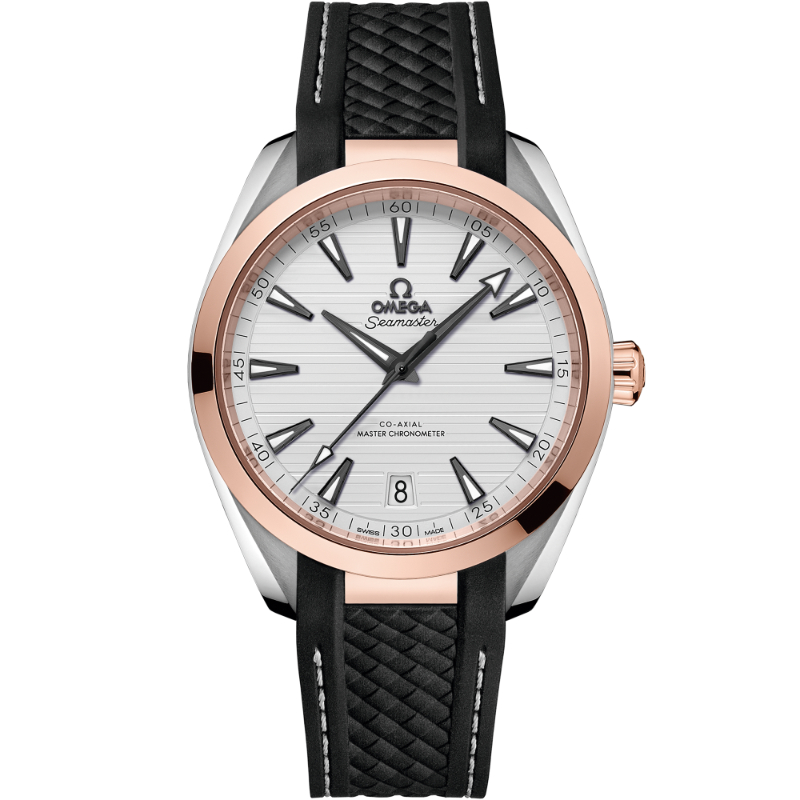 41 mm, Steel - Sedna&trade; Gold On Rubber Strap