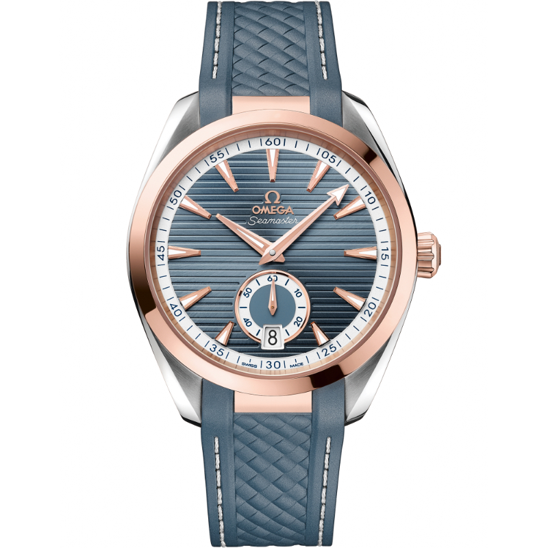 41 mm, Steel - Sedna&trade; Gold On Rubber Strap