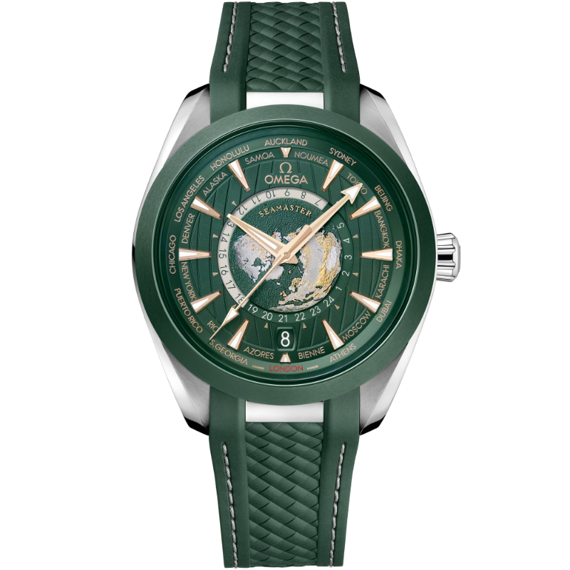 43 mm, Steel On Rubber Strap