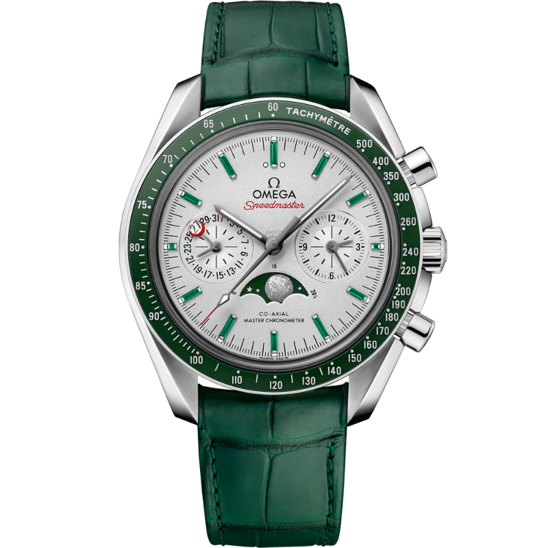 Omega 44.25 mm, Platinum On Leather Strap - O30493445299003 Omega 44.25 mm, Platinum On Leather Strap - O30493445299003