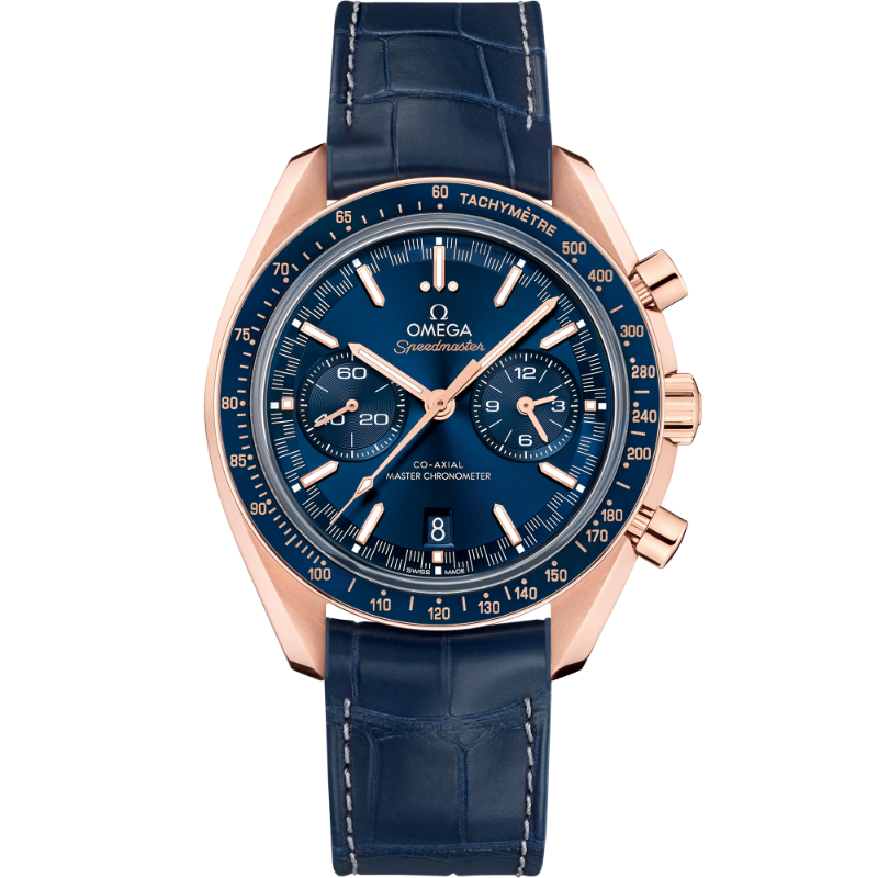 44.25 mm, Sedna&trade; Gold On Leather Strap