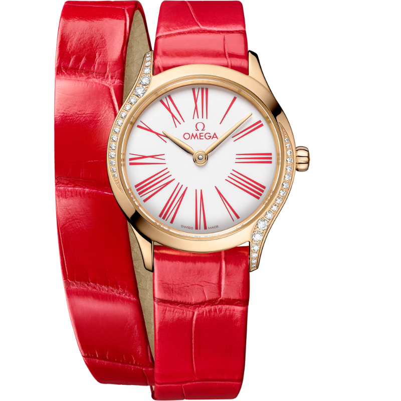26 mm, Moonshine&trade; Gold On Leather Strap