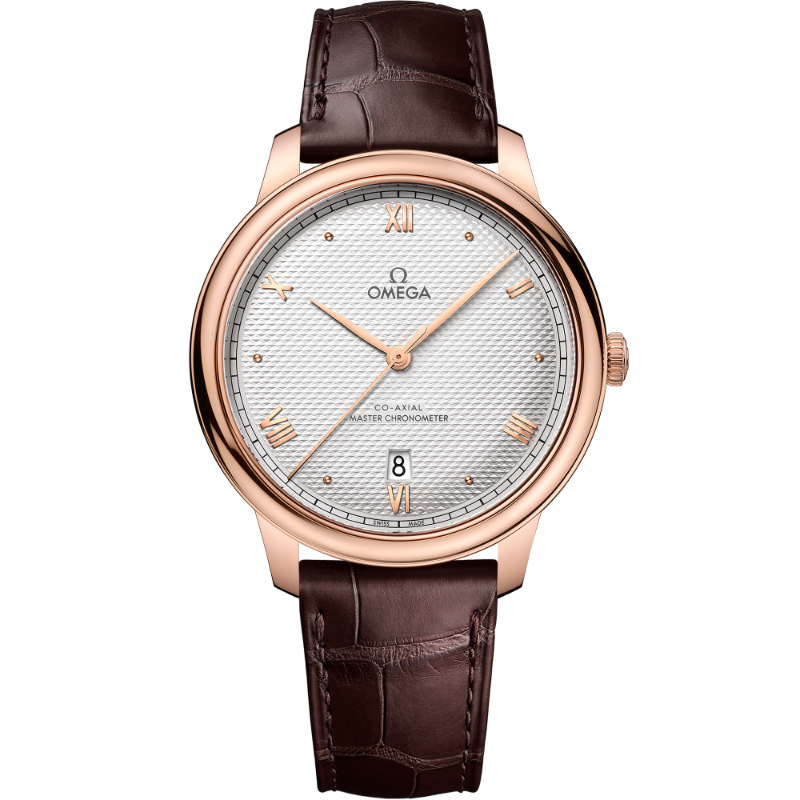 Omega 40 mm, Sedna™ Gold On Leather Strap - O43453402002001 Watch