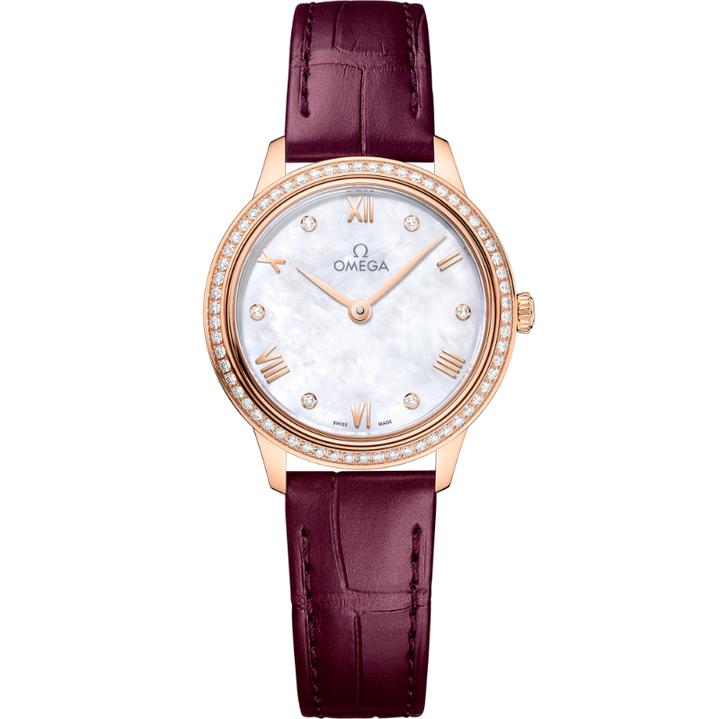 27.5 mm, Sedna&trade; Gold On Leather Strap
