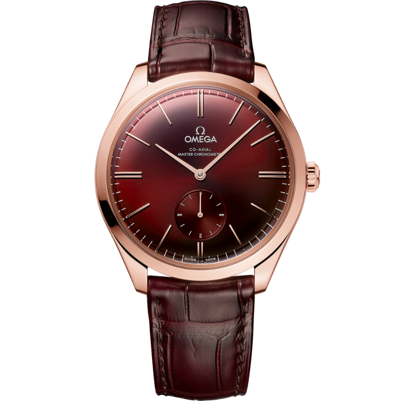40 mm, Sedna&trade; Gold On Leather Strap