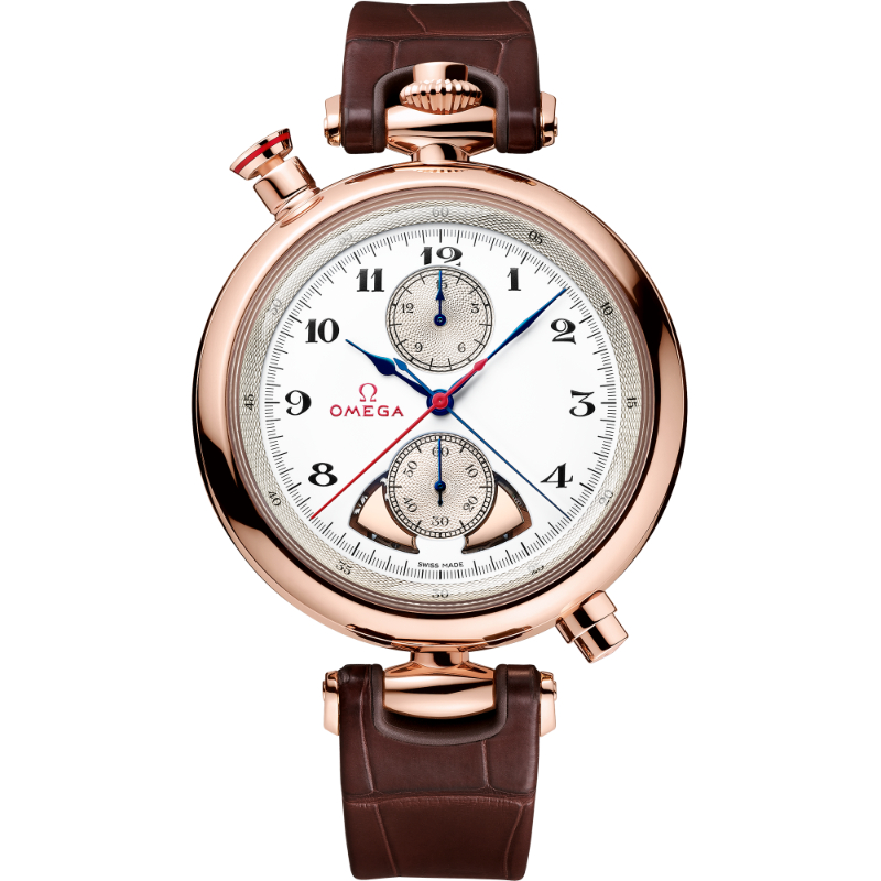 45 mm, Sedna&trade; Gold On Leather Strap