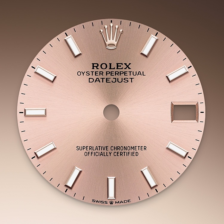 Rosé-colour dial