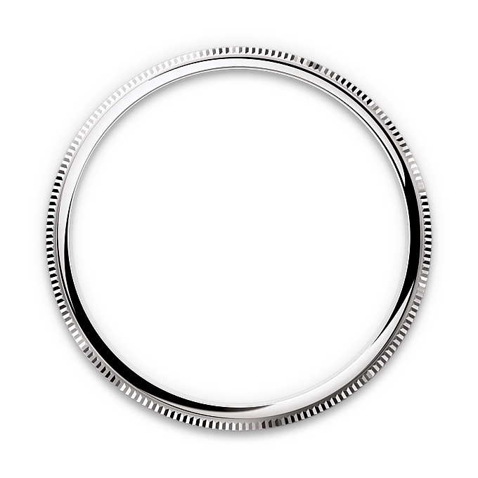 Domed and fluted bezel