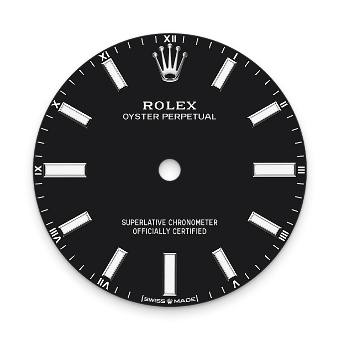 Black dial