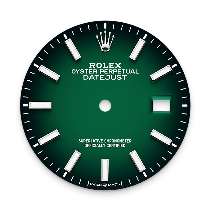 Green ombré dial
