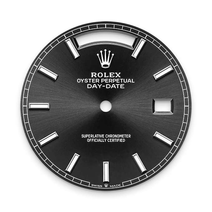 Bright black dial