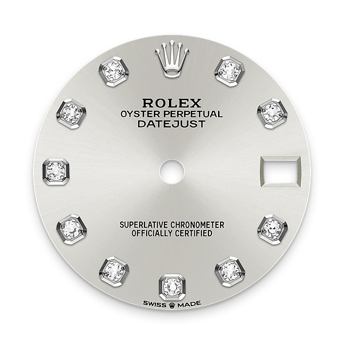 Silver dial