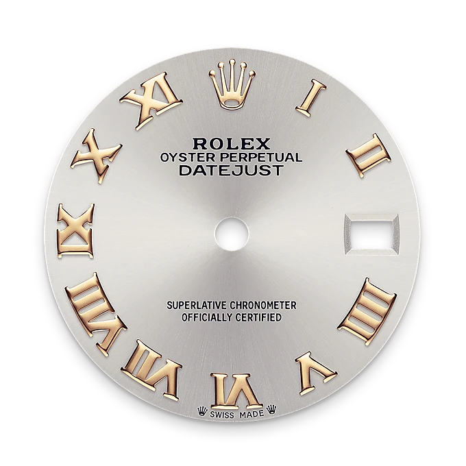 Silver dial