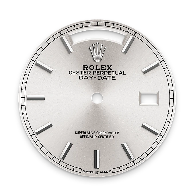 Rolex Day-Date 36 in 18 kt white gold, M128239-0005* | Lenkersdorfer