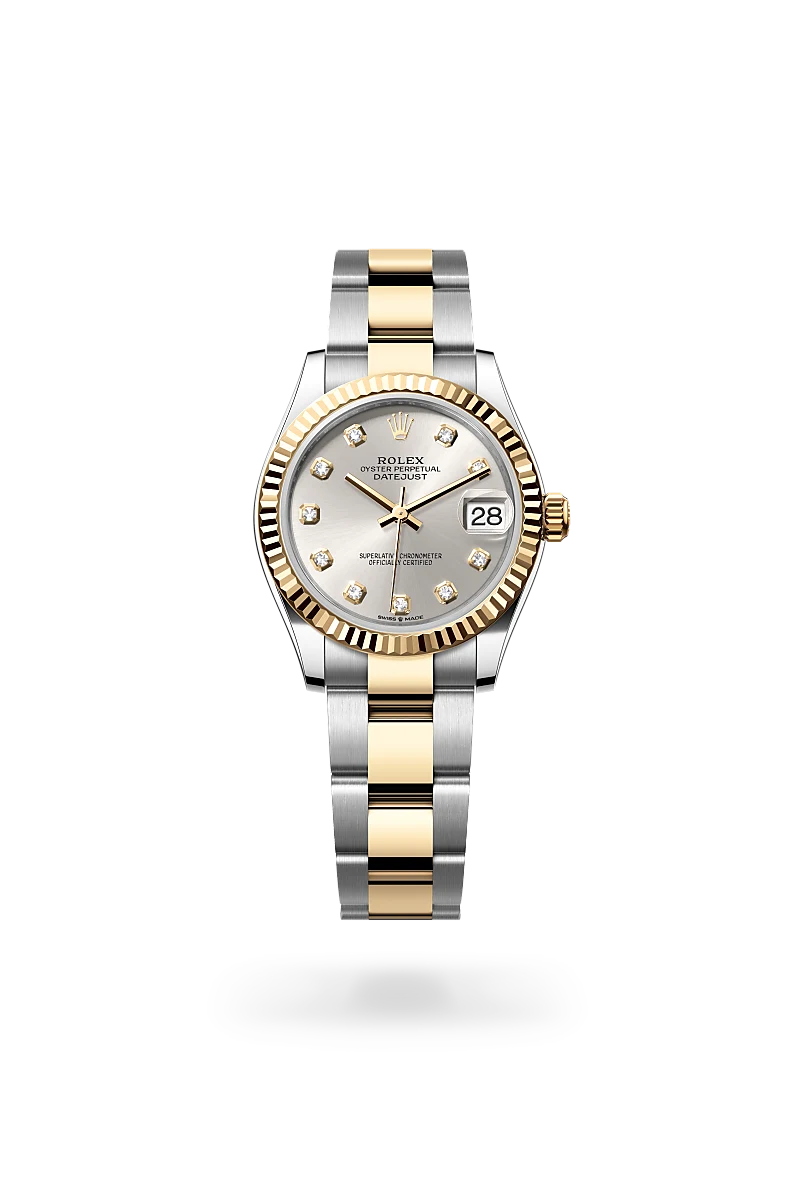 Rolex Datejust 31 in Yellow Rolesor - combination of Oystersteel
